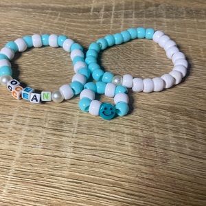Three piece set of bracelets